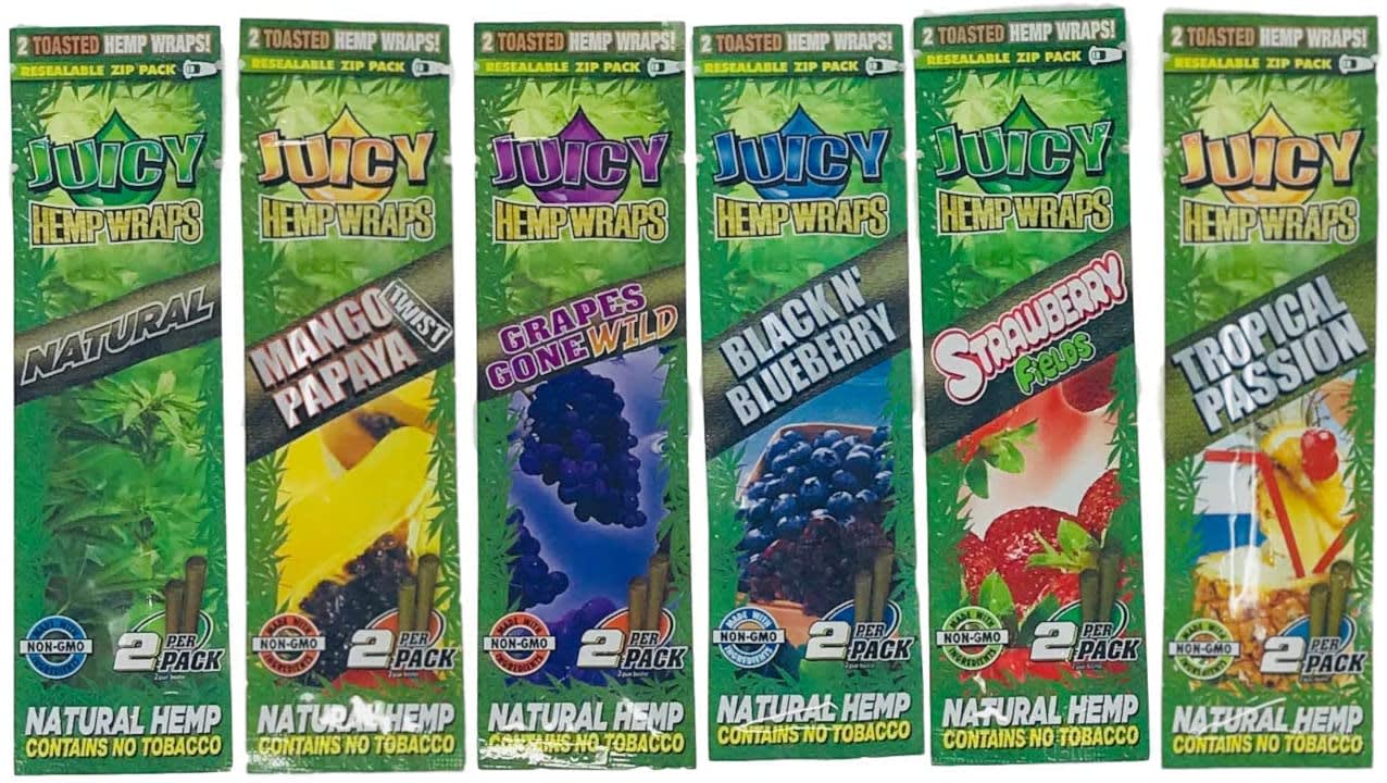Juicy Jay Hemp Wraps - Juicy Jay Hemp Wraps Black n Blueberry